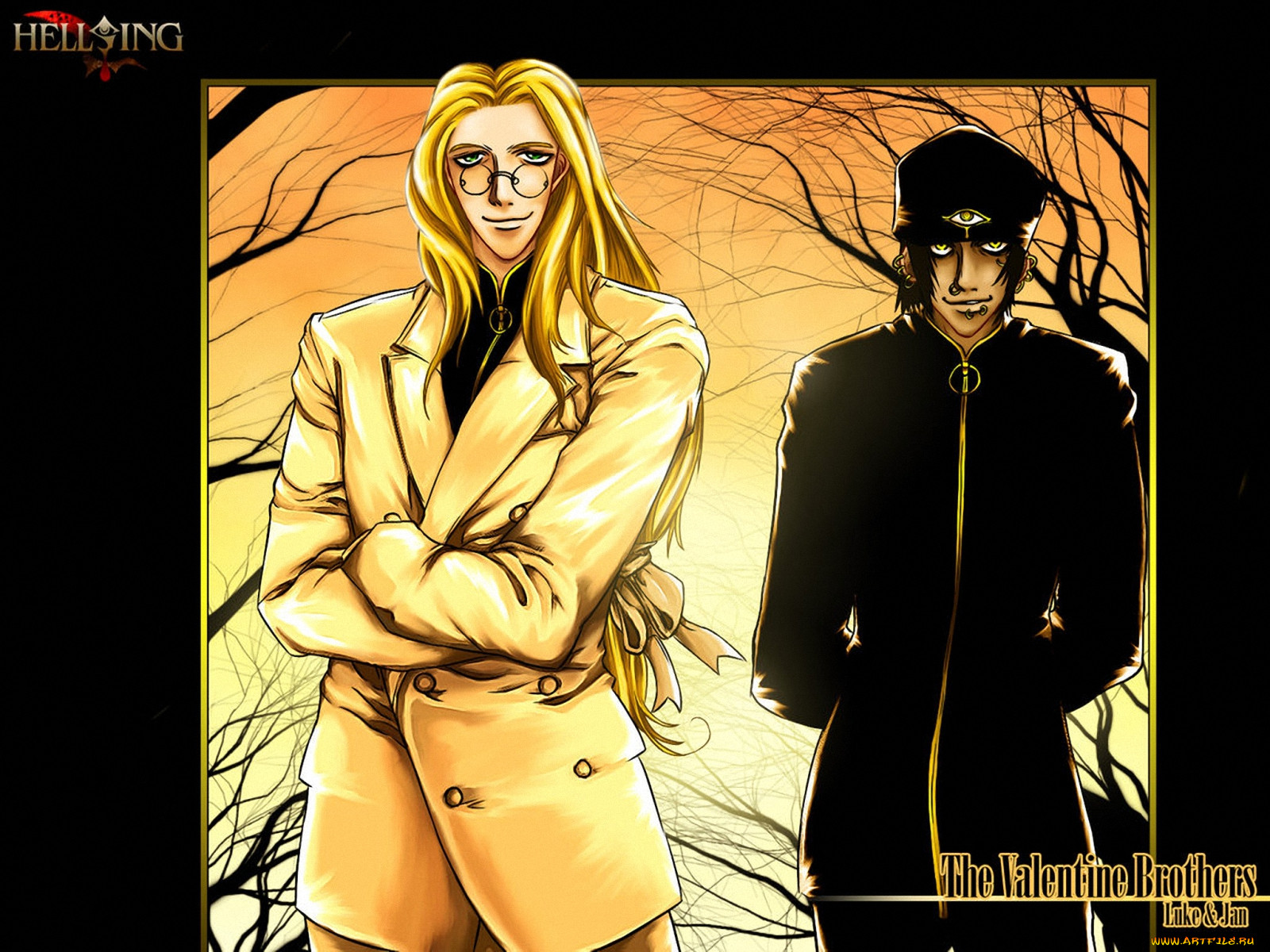 , hellsing, luke, jan, valentine